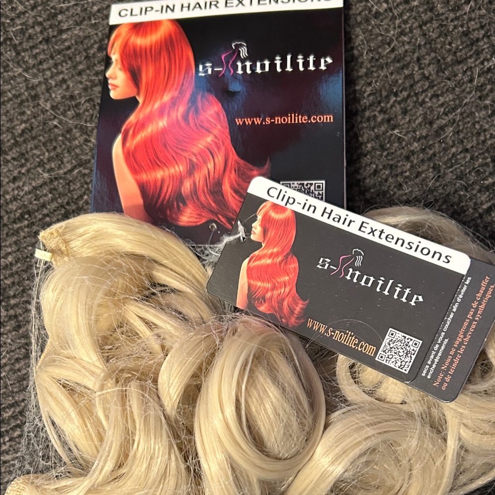 S-Noilite Blonde Clip-in Hair Extensions